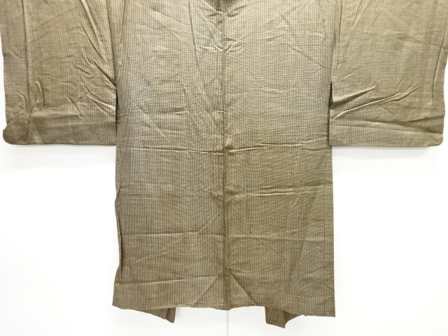 JAPANESE KIMONO / ANTIQUE GAS OSHIMA TSUMUGIHAORI